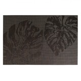 Suport Farfurii, Model Frunze, Maro, Dimensiuni 45x30cm, Vinil, Oem