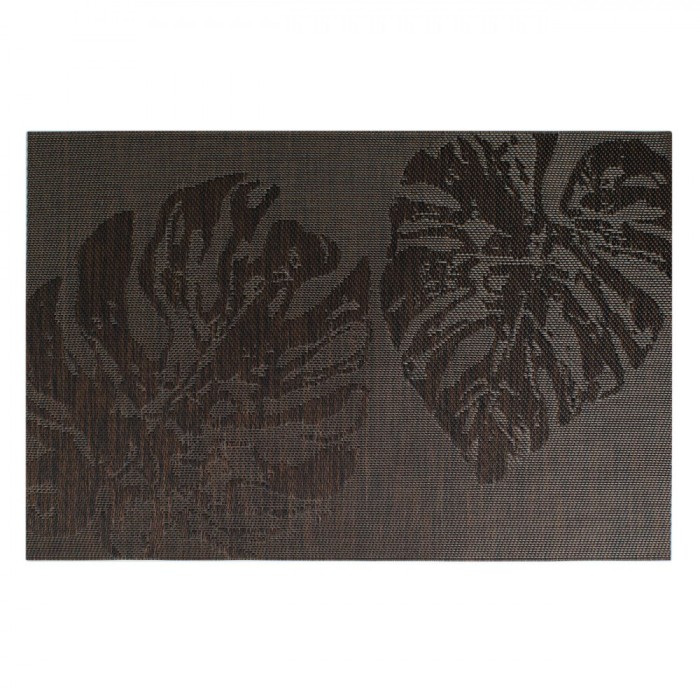Suport Farfurii, Model Frunze, Maro, Dimensiuni 45x30cm, Vinil