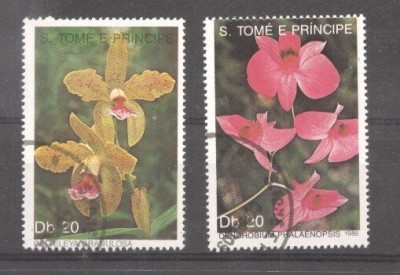 Sao Tome e Principe 1989 Plants, Flowers, used M.262 foto