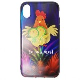 Husa apple iphone 7 multicolor mesaj pui, Flippy