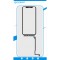 Touchscreen Forward Guard OCA pentru Apple iPhone 11 Pro, Versiune IC, Negru