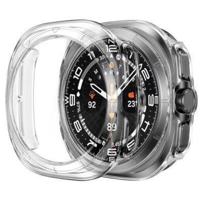 Husa pentru Samsung Galaxy Watch Ultra&amp;nbsp;(47mm) + Folie - Techsuit Defense360 Pro - Clear foto