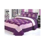 Cumpara ieftin Set Cuvertura Pat din Matase si Catifea - LIM141