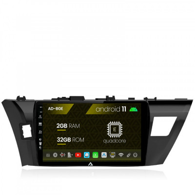 Navigatie Toyota Corolla (2012-2016), Android 11, E-Quadcore 2GB RAM + 32GB ROM, 10.1 Inch - AD-BGE10002+AD-BGRKIT058 foto