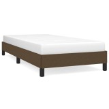 Cumpara ieftin Cadru de pat fara saltea, maro inchis, 80x200 cm, textil