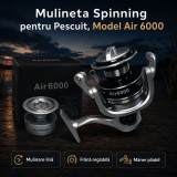Mulineta Spinning pentru Pescuit, Model Air 6000