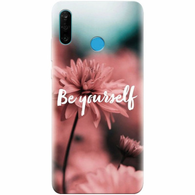 Husa silicon pentru Huawei P30 Lite, Be Yourself foto