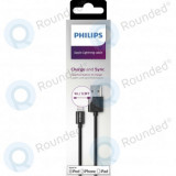 Cablu Philips Lightning la USB 1 metru negru DLC2404V/10