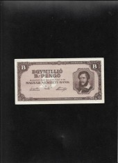 Rar! Ungaria 1000000 1 000 000 B (bilioane) pengo 1946