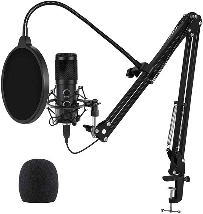 Microfon Streaming eLIVE U9, Profesional, Fidelity A+ 360, Pro-Studio