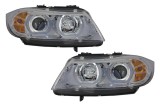 Faruri Xenon Angel Eye 3D U-TYPE BMW Seria 3 E90 E91 (03.2005-08.2008) Crom HID Performance AutoTuning, KITT