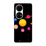Husa compatibila cu Huawei Nova 9 model Colorful Solar System, Silicon, TPU, Viceversa, Transparent, Carcasa