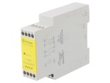 Releu de Siguranță 110VDC 4 Ieșiri pentru Șină DIN