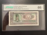 Romania 25 lei 1966 pick 95a grad 66 pmg