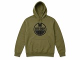 Edmonton Oilers hanorac de bărbați cu glugă NHL Military green - M