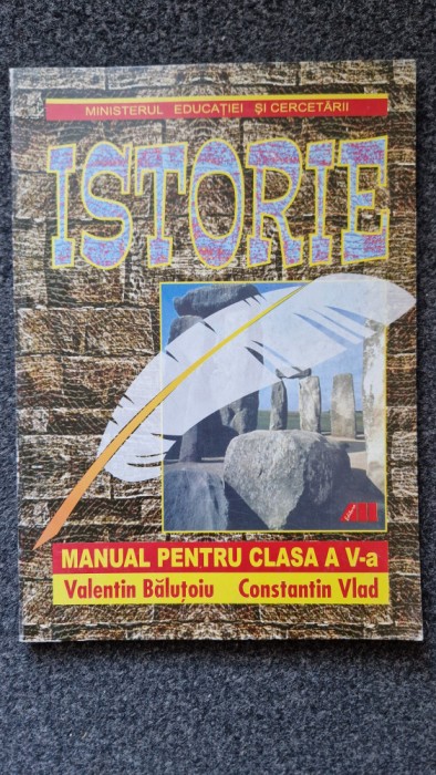 ISTORIE MANUAL PENTRU CLASA A V-A - Balutoiu, Vlad
