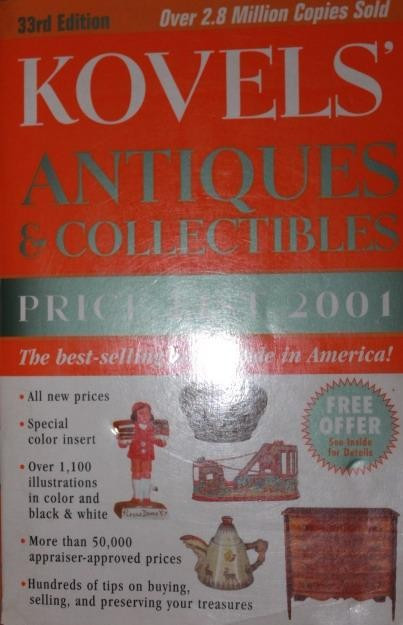 KOVELS ANTIQUES &amp; COLLECTIBLES - PRICE LIST 2001