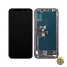 Display cu Touchscreen ZY pentru Apple iPhone X cu Rama Versiune LCD In-Cell Negru