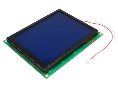 Afișaj LCD Grafic 320x240 STN Negativ Albastru LED 20 Pin foto