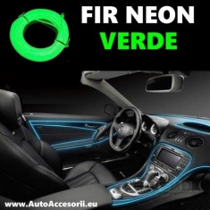 Fir NEON culoare VERDE (lungime 2M) foto