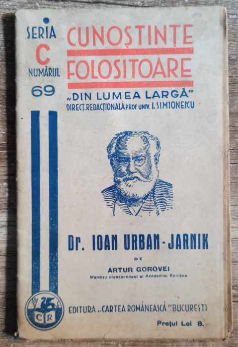 Dr. Ioan Urban-Jarnik - Artur Gorovei// 1937