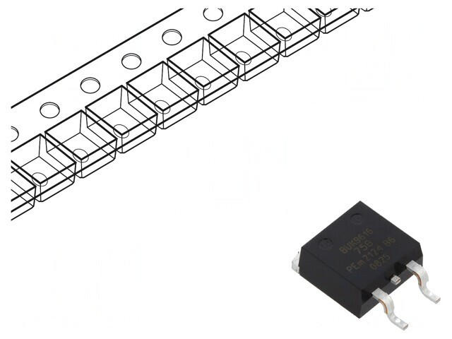 N-MOSFET Unipolar 75V 47A Tranzistor