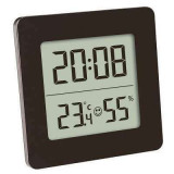 Termometru si higrometru digital cu ceas si alarma, 30.5038.01, TFA, Reer