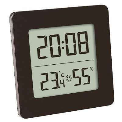 Termometru si higrometru digital cu ceas si alarma, 30.5038.01, TFA foto