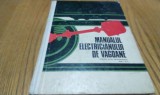 MANUALUL ELECTRICIANULUI DE VAGOANE - I. Marin-Dragomirescu - 1972, 400 p.