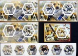 R.DU TCHAD-RASE DE CIINI-SET 6 V.+4 S/Sh.NEOBLITERATE-NEDANTELATE-MNH** - EP 034A, Africa, Fauna