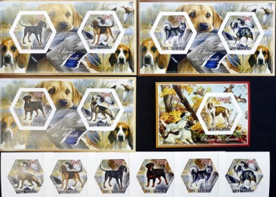 R.DU TCHAD-RASE DE CIINI-SET 6 V.+4 S/Sh.NEOBLITERATE-NEDANTELATE-MNH** - EP 034A foto