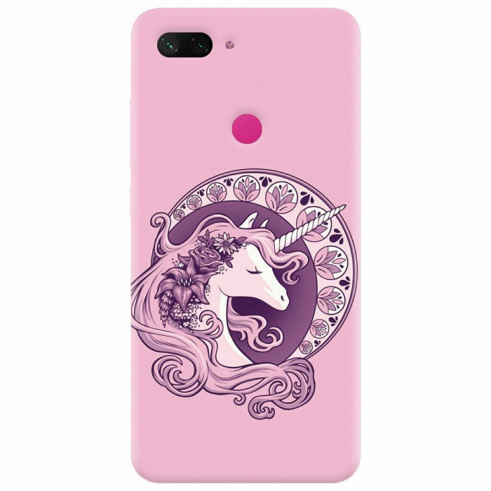 Husa silicon pentru Xiaomi Mi 8 Lite, Purple Unicorn