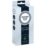 Prezervative - Mister Size Prezervative de Marimea Perfecta Latime 47 mm pentru Placere si Siguranta 10 bucati, My Size