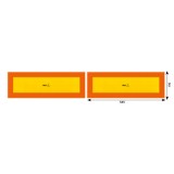 Cumpara ieftin Set 2 Autocolante Reflectorizante 565X196 Mm