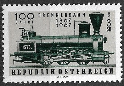 B1948 - Austria 1967 - Tren neuzat,perfecta stare foto
