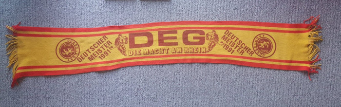 Fular DEG D&uuml;sseldorf, hockey, campion national 1991