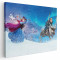 Tablou afis Frozen Anna Kristoff desene animate 2161 Tablou canvas pe panza CU RAMA 60x90 cm