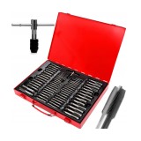 Trusa de filiere si tarozi, 110 piese, otel, Kraft