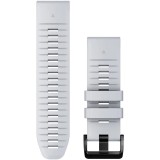 Curea ceas smartwatch Garmin, 26mm, QuickFit, Silicon, Whitestone