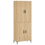 Cumpara ieftin Dulap inalt, stejar sonoma, 69,5x34x180 cm, lemn compozit