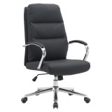 Cumpara ieftin Scaun birou negru crom Admon 58x65x102/108 cm