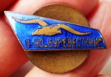 I.208 INSIGNA RUSIA URSS AVIATIE? O-BO. БУРEBECTНИK L27mm email