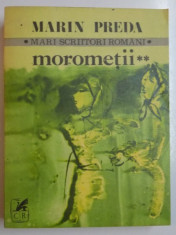 MOROMETII , VOL. II de MARIN PREDA , 1981 foto