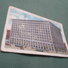 CARTE POSTALA INTERBELICA 1925 DE LA CHICAGO CIRCULATA LA LUGOJ
