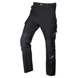 Pantaloni de lucru Mix&amp;Match, elastici, intariri genunchi, negru si verde, marimea L/52, NEO