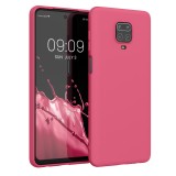 Husa Kwmobile pentru Xiaomi Redmi Note 9S/Redmi Note 9 Pro/Redmi Note 9 Pro Max, Silicon, Roz, 52140.238, Carcasa