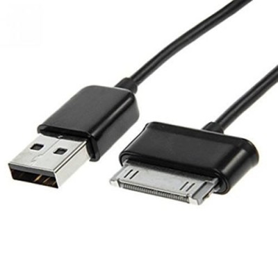Cablu date / incarcare 1A, compatibil Samsung Galaxy Tab, 1m, usb 2.0 tata la 30 pini, negru foto