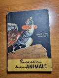 carte pentru copii - povestiri despre animale - din anul 1956