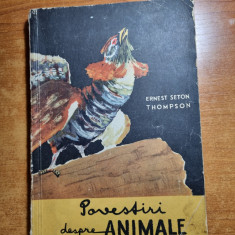 carte pentru copii - povestiri despre animale - din anul 1956