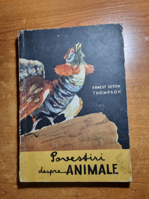carte pentru copii - povestiri despre animale - din anul 1956 foto